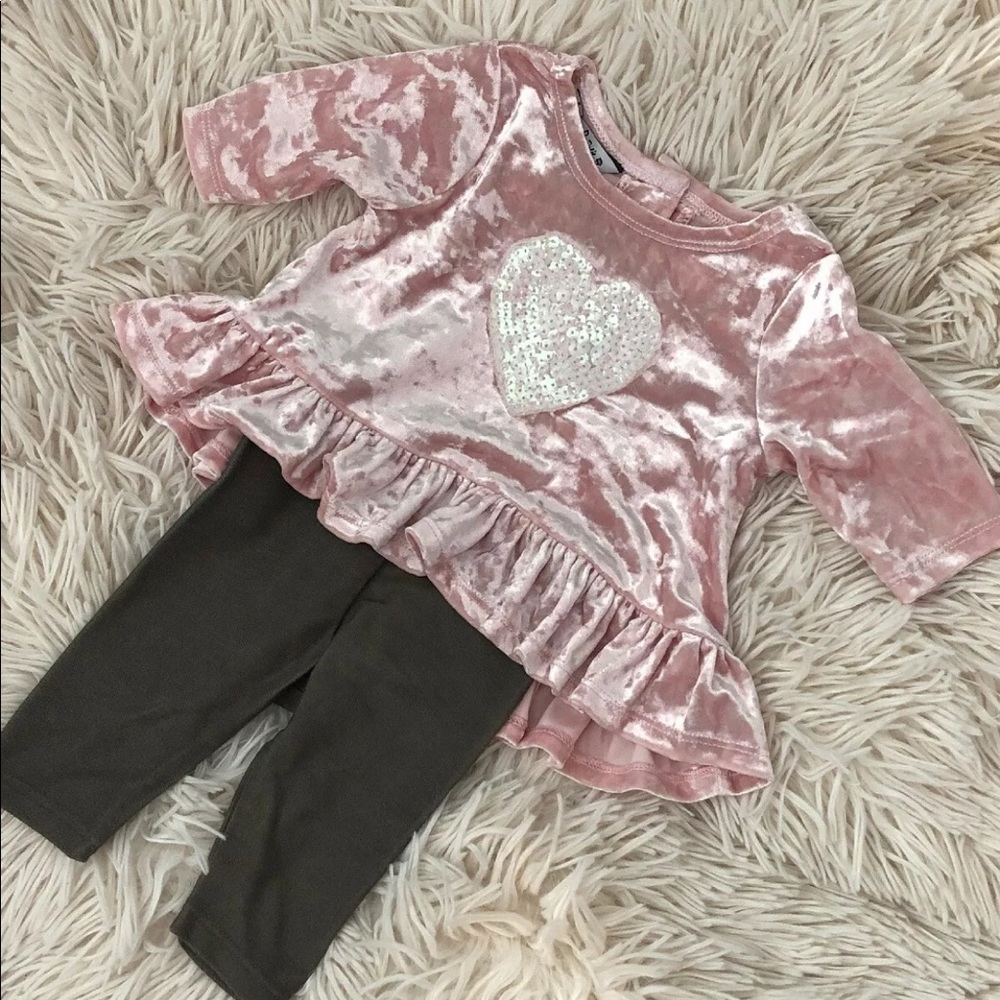 Pippa & Julie 2pc Outfit Size 6months